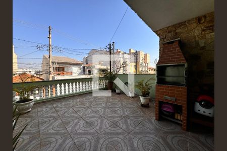 Varanda gourmet de casa à venda com 4 quartos, 235m² em Utinga, Santo André