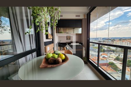 Varanda gourmet de apartamento à venda com 2 quartos, 75m² em Recanto Quarto Centenário, Jundiaí