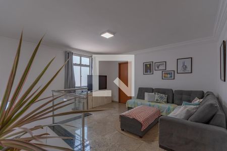 Sala de TV de apartamento à venda com 4 quartos, 220m² em Itapoã, Belo Horizonte