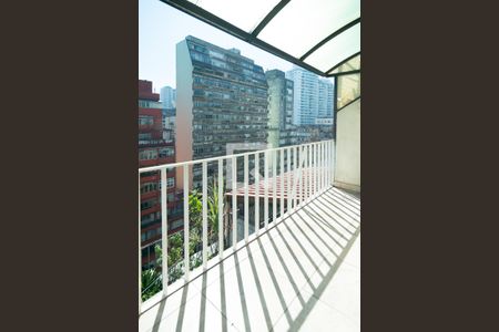 Varanda Sala de apartamento à venda com 1 quarto, 41m² em Bela Vista, São Paulo