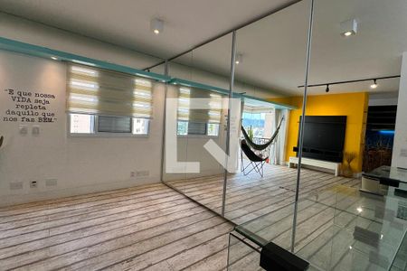 Suíte 1 de apartamento para alugar com 1 quarto, 52m² em Sítio Tamboré Alphaville, Barueri