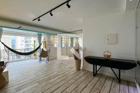 Sala de apartamento à venda com 1 quarto, 52m² em Sítio Tamboré Alphaville, Barueri