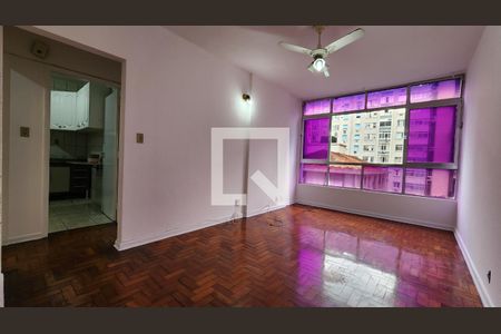 Sala de apartamento para alugar com 1 quarto, 69m² em Aparecida, Santos
