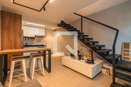 Sala de apartamento à venda com 1 quarto, 52m² em Bethaville I, Barueri