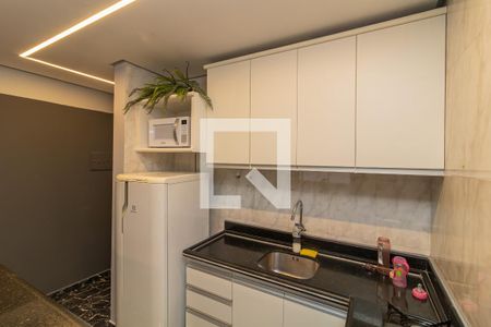 Cozinha - Armários de kitnet/studio para alugar com 1 quarto, 42m² em Centro, Ribeirão Preto