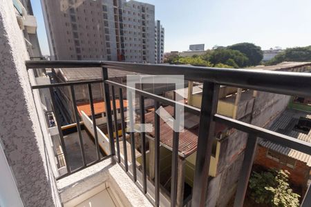 Varanda da Sala de apartamento para alugar com 1 quarto, 26m² em Vila Ré, São Paulo