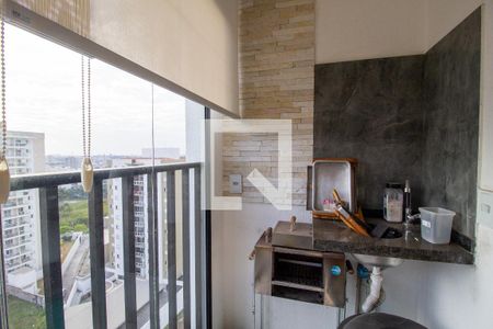 Varanda da Sala de apartamento para alugar com 2 quartos, 59m² em Parque Campolim, Sorocaba