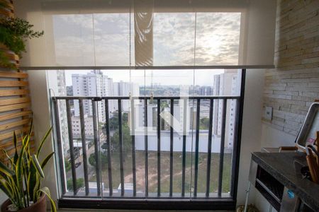 Varanda da Sala de apartamento para alugar com 2 quartos, 59m² em Parque Campolim, Sorocaba