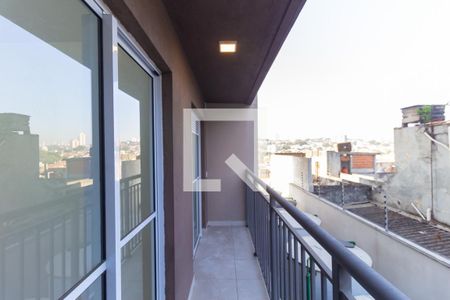 varanda de apartamento para alugar com 1 quarto, 27m² em Jardim da Gloria, São Paulo