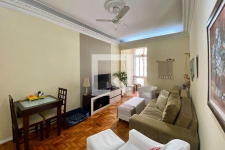 Sala de apartamento à venda com 3 quartos, 80m² em Glória, Rio de Janeiro