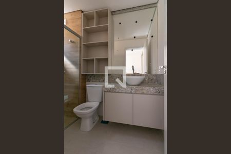 Banheiro de kitnet/studio para alugar com 1 quarto, 30m² em Ouro Preto , Belo Horizonte