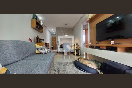 Sala de apartamento para alugar com 2 quartos, 64m² em Campestre, Santo André