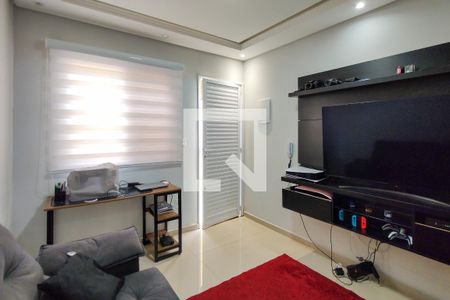 Sala de casa de condomínio para alugar com 2 quartos, 66m² em Canto do Forte, Praia Grande