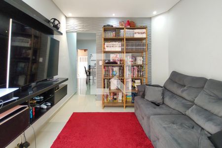 Sala de casa de condomínio para alugar com 2 quartos, 66m² em Canto do Forte, Praia Grande