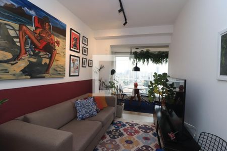 Sala de TV de apartamento à venda com 1 quarto, 50m² em Vila Gomes Cardim, São Paulo