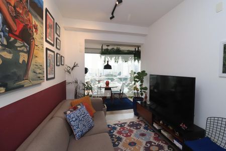 Sala de TV de apartamento à venda com 1 quarto, 50m² em Vila Gomes Cardim, São Paulo