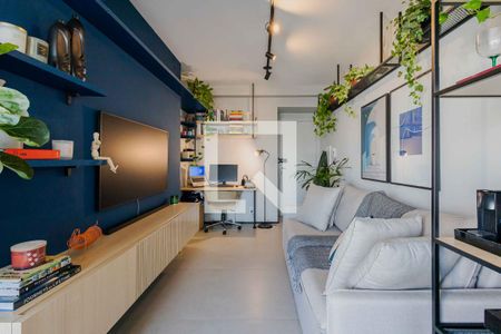 Sala de apartamento à venda com 1 quarto, 35m² em Pinheiros, São Paulo