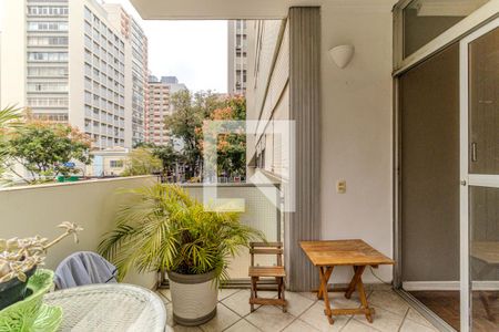 Varanda de apartamento à venda com 3 quartos, 203m² em Consolação, São Paulo