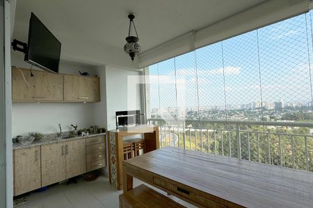 Varanda gourmet de apartamento para alugar com 3 quartos, 134m² em Tamboré, Santana de Parnaíba