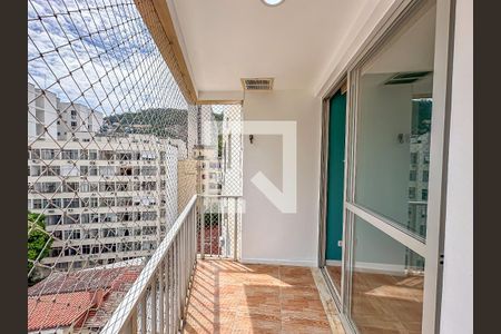 Varanda da Sala de apartamento para alugar com 2 quartos, 164m² em Laranjeiras, Rio de Janeiro