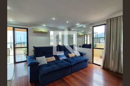 Sala de apartamento à venda com 4 quartos, 252m² em Recreio dos Bandeirantes, Rio de Janeiro