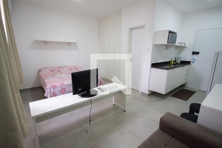 Sala de apartamento para alugar com 1 quarto, 28m² em Jardim Palma Travassos, Ribeirão Preto