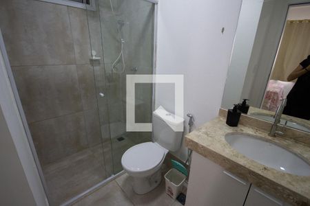 Banheiro de apartamento para alugar com 1 quarto, 28m² em Jardim Palma Travassos, Ribeirão Preto