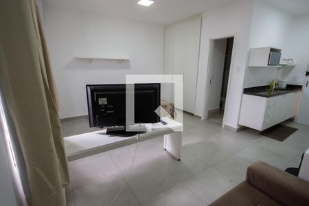 Sala de apartamento para alugar com 1 quarto, 28m² em Jardim Palma Travassos, Ribeirão Preto