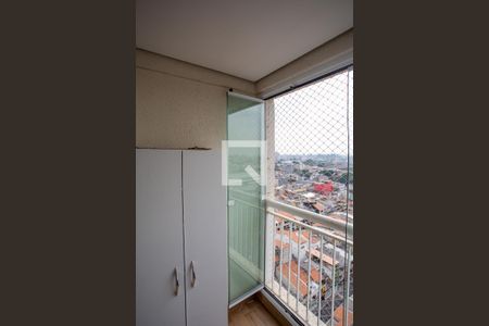 Varanda da Sala de apartamento à venda com 3 quartos, 65m² em Piraporinha, Diadema