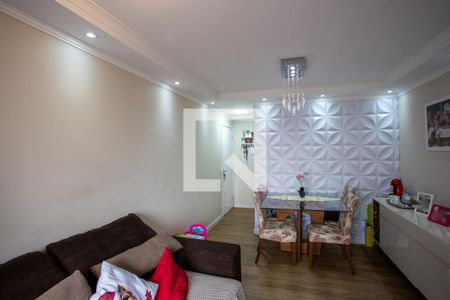 Sala de apartamento à venda com 3 quartos, 65m² em Piraporinha, Diadema