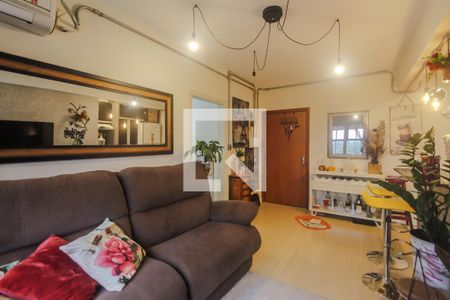 Sala de apartamento à venda com 1 quarto, 41m² em Jardim Botânico, Porto Alegre