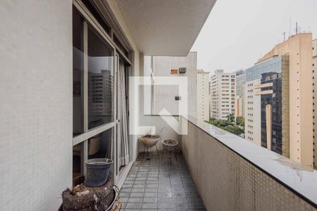 Varanda de apartamento à venda com 3 quartos, 165m² em Jardim Paulista, São Paulo