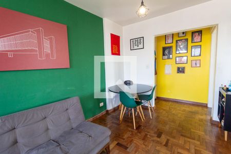 Sala de Jantar de apartamento à venda com 1 quarto, 55m² em Vila Anglo Brasileira, São Paulo