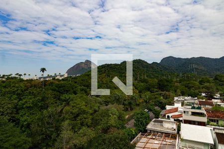 Vista da sala  de apartamento à venda com 3 quartos, 90m² em Jardim Botânico, Rio de Janeiro