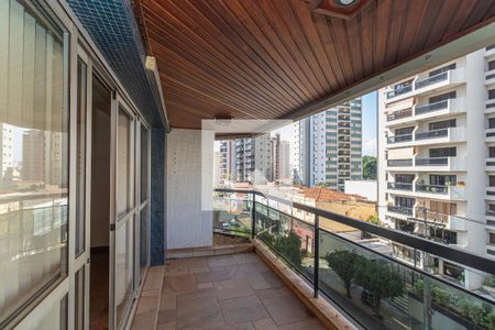 Varanda da sala  de apartamento para alugar com 4 quartos, 167m² em Centro, Ribeirão Preto