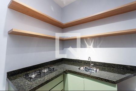 Cozinha de apartamento para alugar com 1 quarto, 25m² em Perdizes, São Paulo