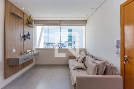 Sala de apartamento à venda com 2 quartos, 60m² em Buritis, Belo Horizonte