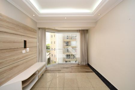 Detalhe Sala de apartamento à venda com 3 quartos, 73m² em Vila Isa, São Paulo