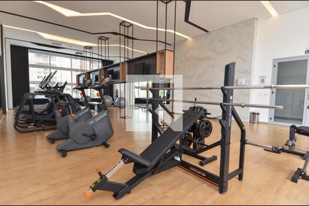 Studio para alugar com 39m², 1 quarto e 1 vaga Studio para alugar com 39m², 1 quarto e 1 vagaÁrea comum - Academia