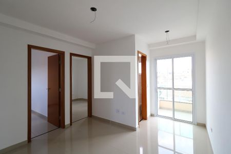 Sala de apartamento à venda com 2 quartos, 50m² em Jardim Ocara, Santo André