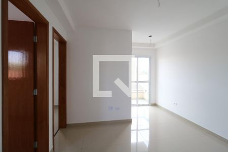 Sala de apartamento à venda com 2 quartos, 50m² em Jardim Ocara, Santo André