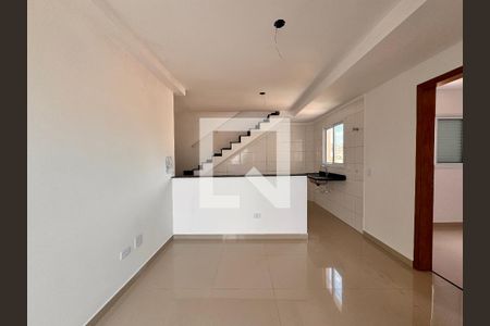 Sala de apartamento à venda com 2 quartos, 89m² em Jardim Ocara, Santo André