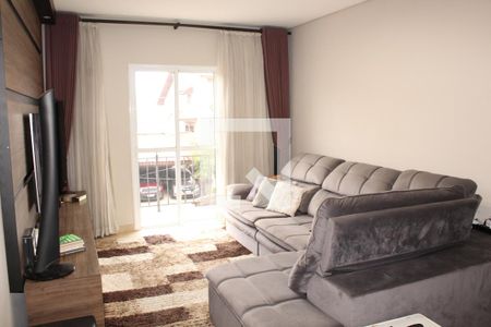 Sala de casa de condomínio para alugar com 3 quartos, 172m² em Jardim Rio das Pedras, Cotia