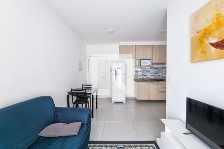 Sala / Cozinha de apartamento para alugar com 1 quarto, 34m² em Centro, São José dos Campos