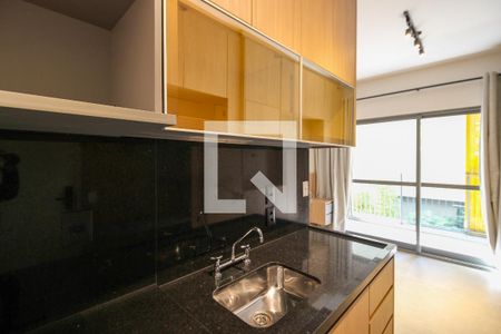 Cozinha de kitnet/studio para alugar com 1 quarto, 26m² em Sumarezinho, São Paulo