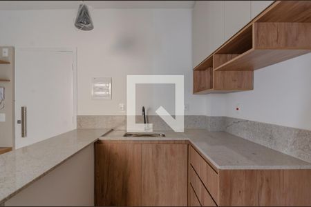 Cozinha de apartamento para alugar com 1 quarto, 30m² em Paquetá, Belo Horizonte