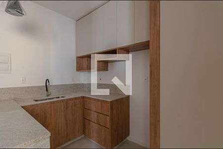 Cozinha de apartamento para alugar com 1 quarto, 30m² em Paquetá, Belo Horizonte