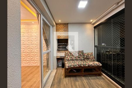 Varanda gourmet de apartamento para alugar com 3 quartos, 70m² em Campestre, Santo André