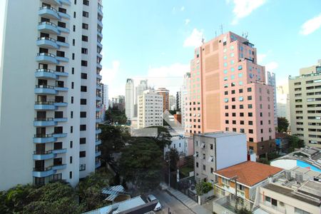 Vista da Sala de apartamento à venda com 2 quartos, 70m² em Vila Nova Conceição, São Paulo