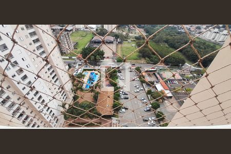 VISTA DA SACADA de apartamento à venda com 3 quartos, 154m² em Mansões Santo Antônio, Campinas